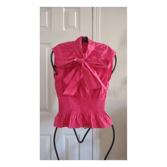 Zara Tops Zara Hot Pink Sleeveless Blouse Poshmark
